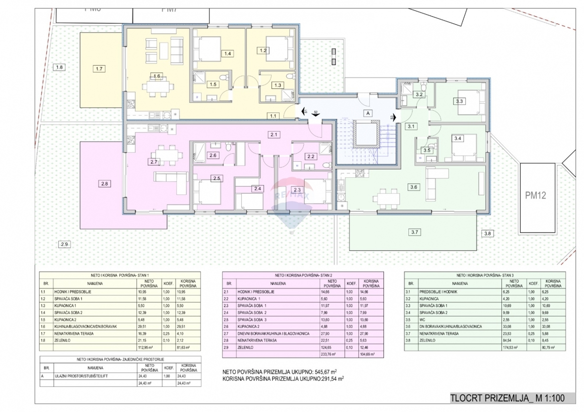Stanovanje / Apartma Srima, Vodice, 107,69m2