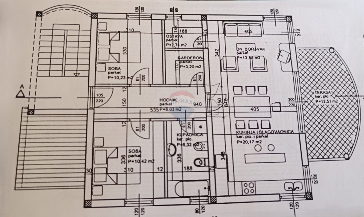 Stanovanje / Apartma Vodice, 81,85m2