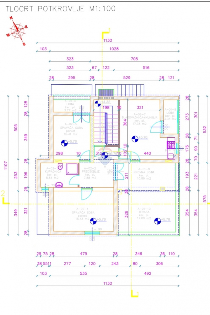 Stanovanje / Apartma Tribunj, 70m2