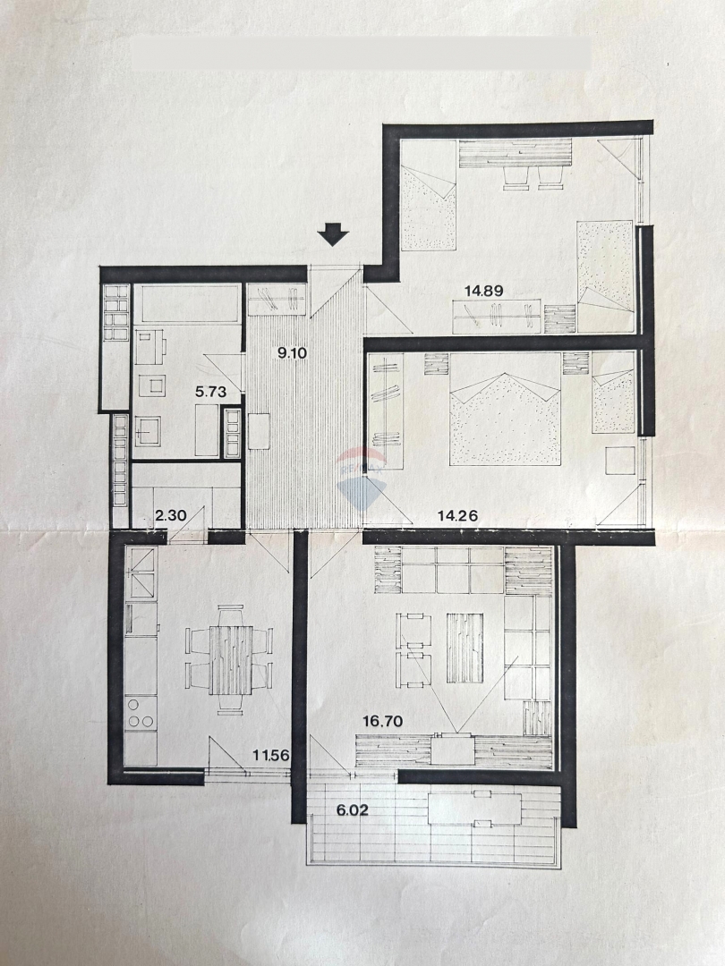 Stanovanje / Apartma Grad, Šibenik, 79,03m2
