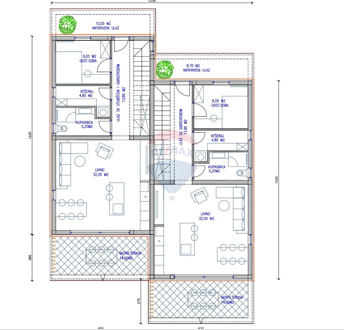 Stanovanje / Apartma Tribunj, 185,30m2