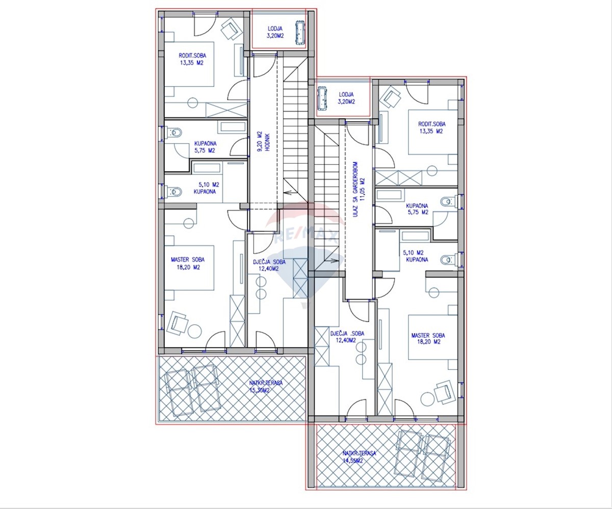 Stanovanje / Apartma Tribunj, 185,30m2