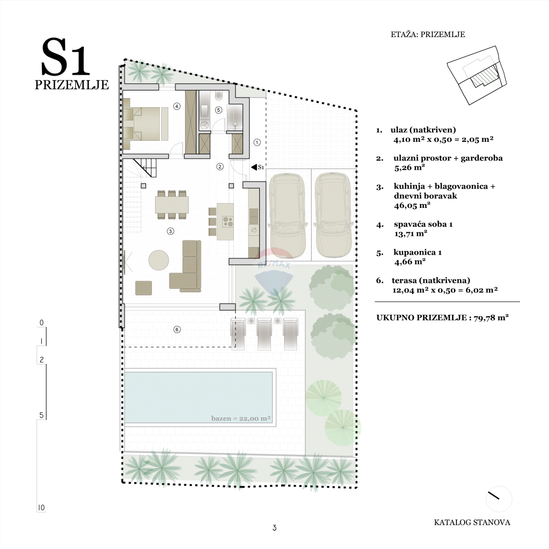 Stanovanje / Apartma Vodice, 217,90m2