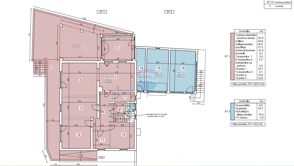 Stanovanje / Apartma Brodarica, Šibenik - Okolica, 176,92m2