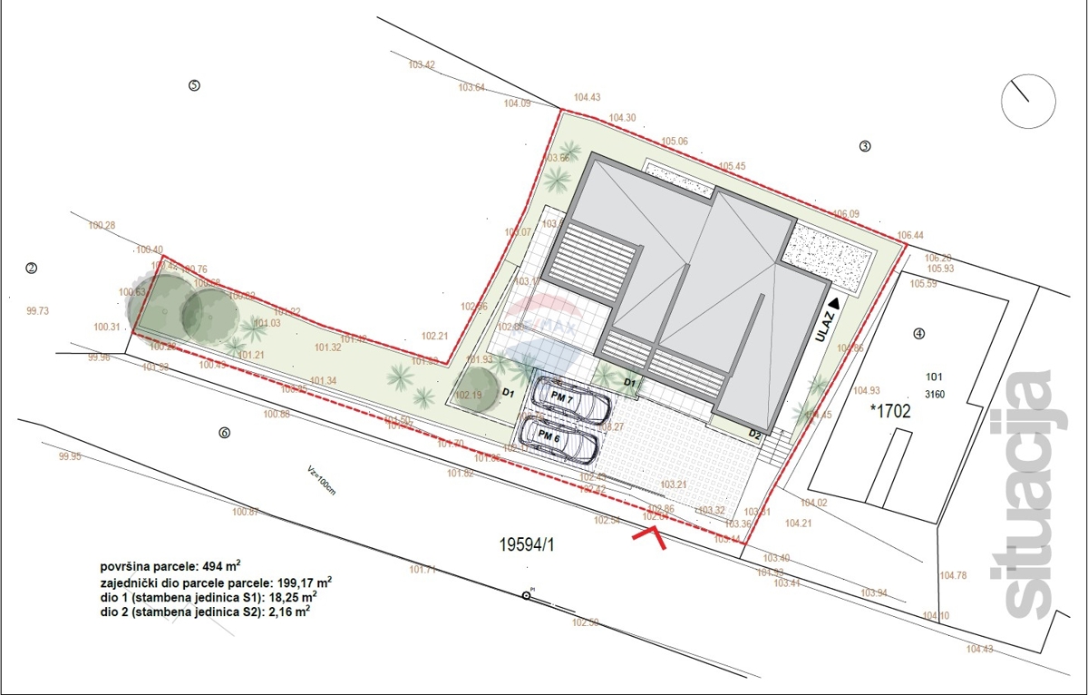 Odlično stanovanje v 2. nadstropju s čudovitim razgledom (S5), Primošten