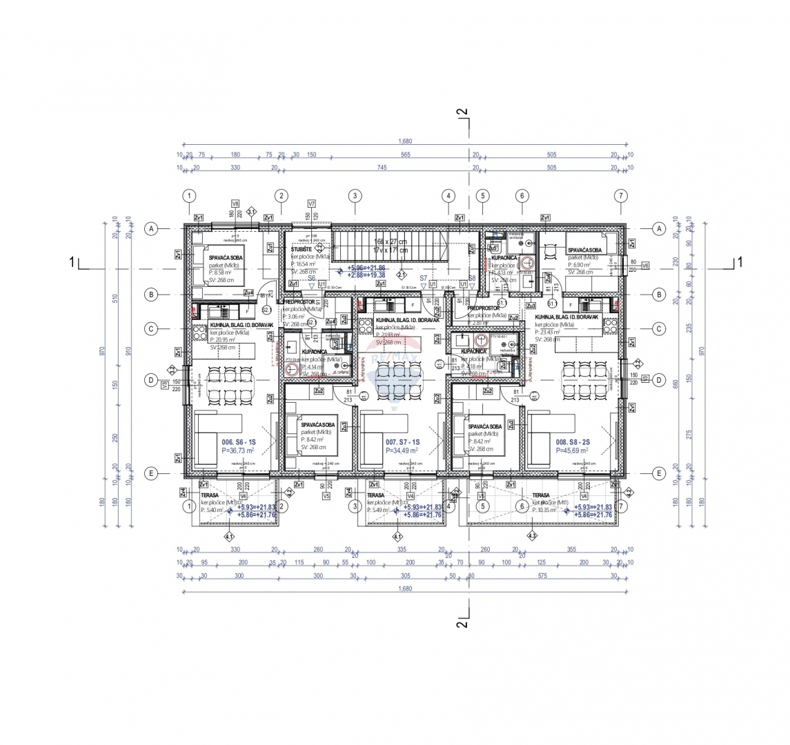 Enosobno stanovanje, 2. nadstropje, 42 m2, Rogoznica