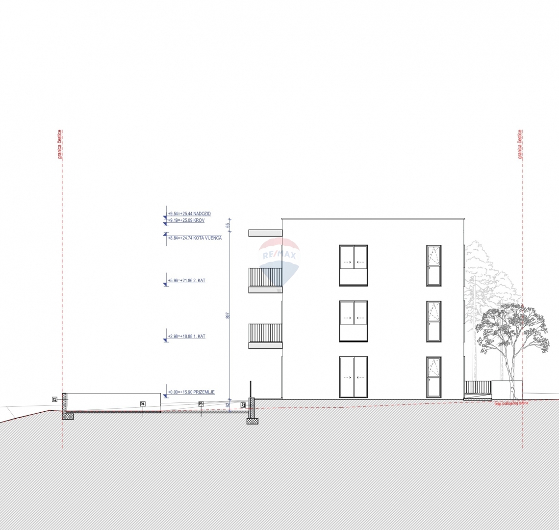 Enosobno stanovanje, 2. nadstropje, 40 m2, Rogoznica