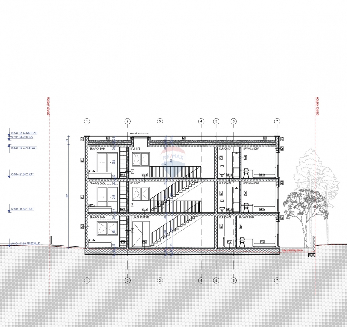 Enosobno stanovanje, 2. nadstropje, 40 m2, Rogoznica