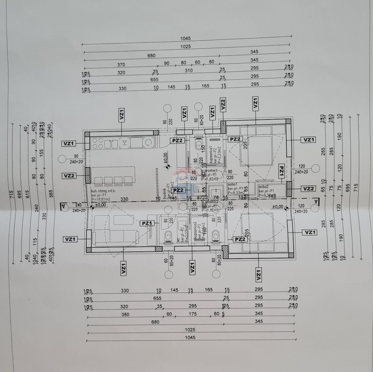 Hiša Bilice, Šibenik - Okolica, 74,72m2