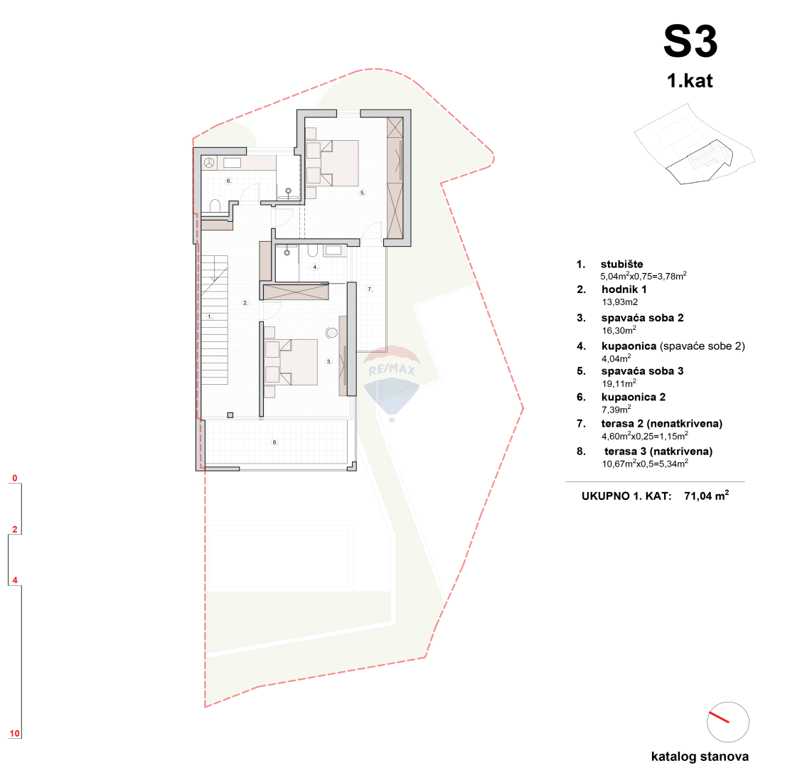 Stanovanje / Apartma Vodice, 204,04m2