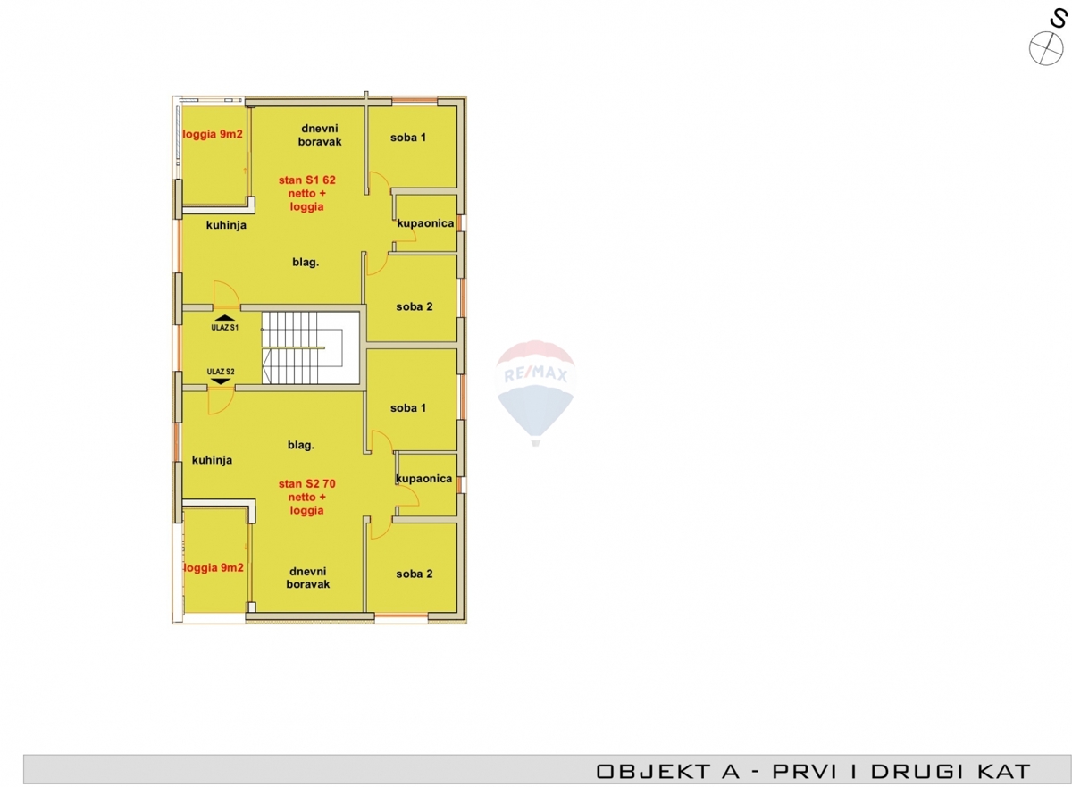 Stanovanje / Apartma Donje Ražine, Šibenik, 77m2