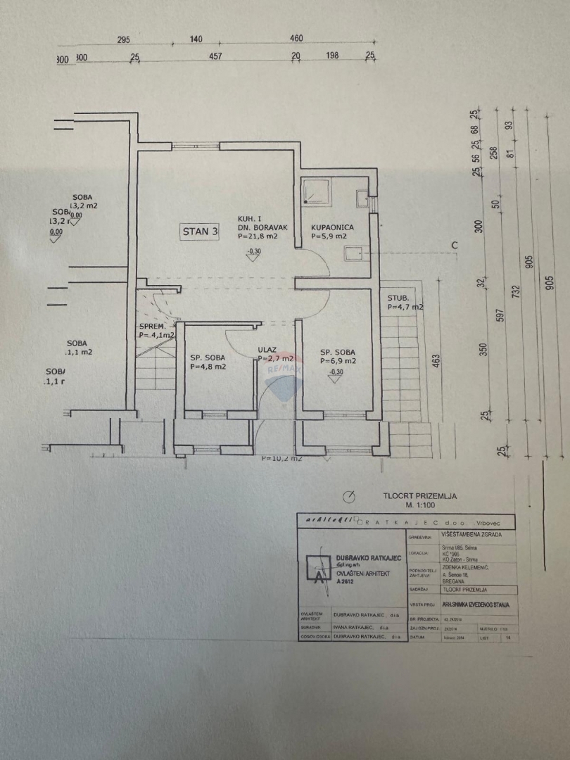 Stanovanje / Apartma Srima, Vodice, 43,23m2