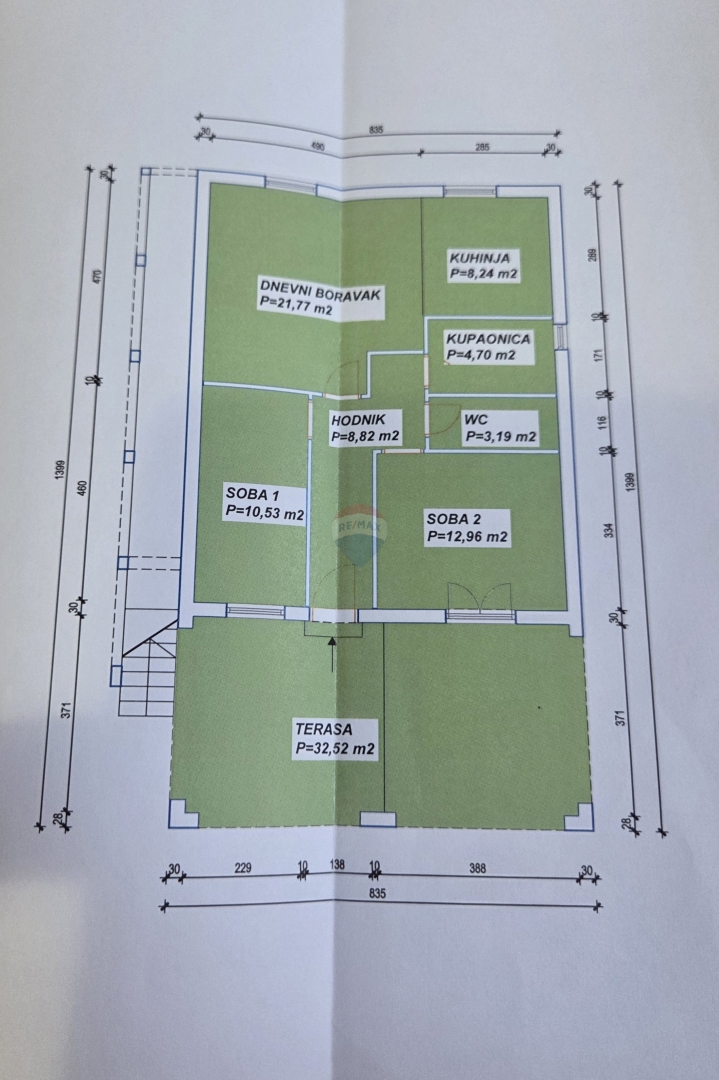 Stanovanje / Apartma Primošten, 86,47m2
