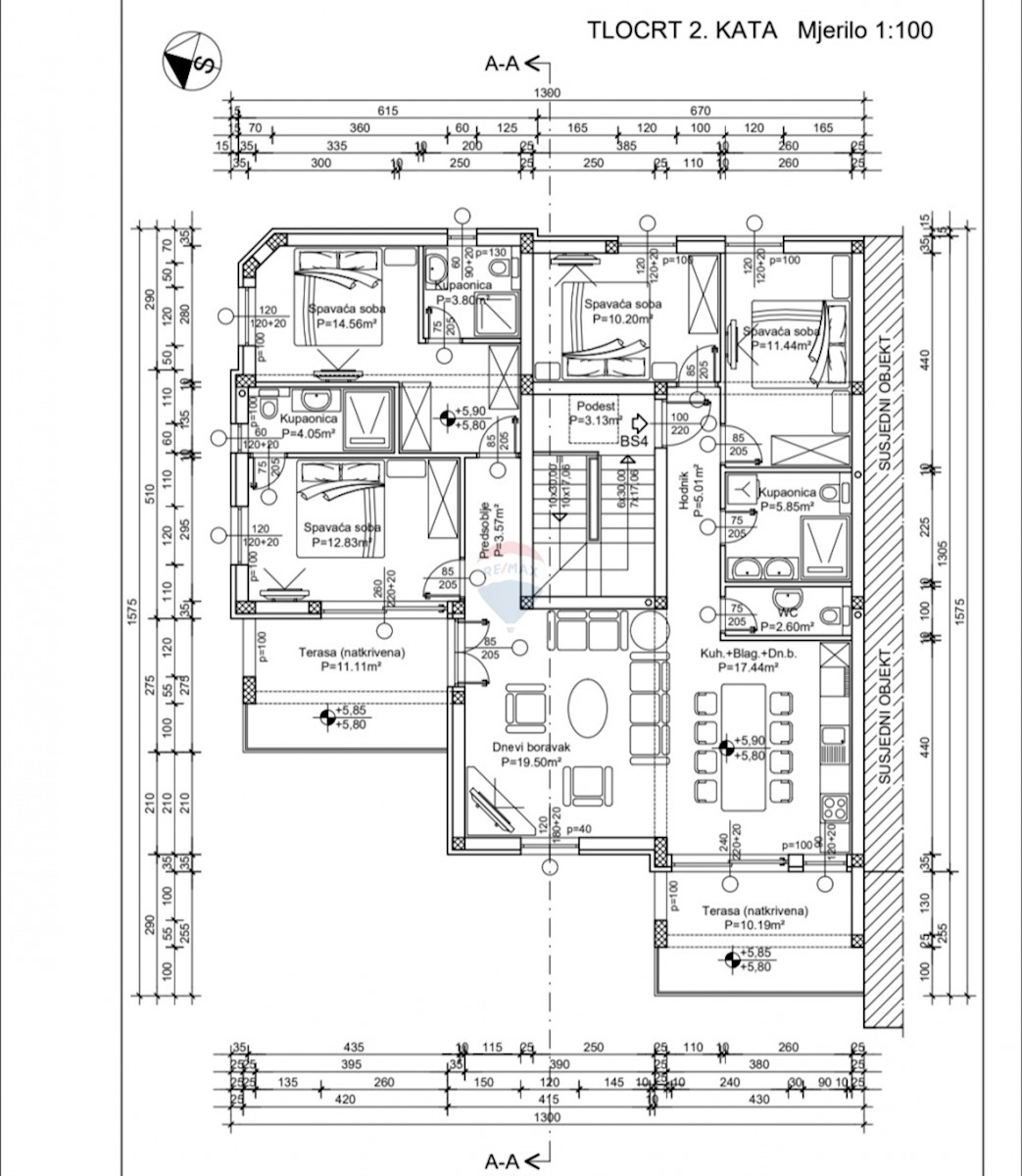 Stanovanje / Apartma Brodarica, Šibenik - Okolica, 132,59m2