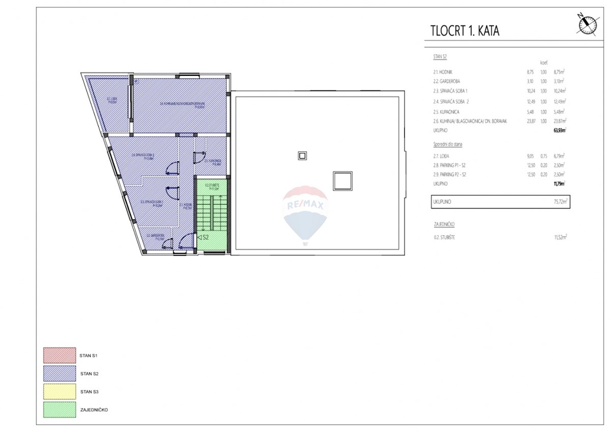 Stanovanje / Apartma Brodarica, Šibenik - Okolica, 75,72m2