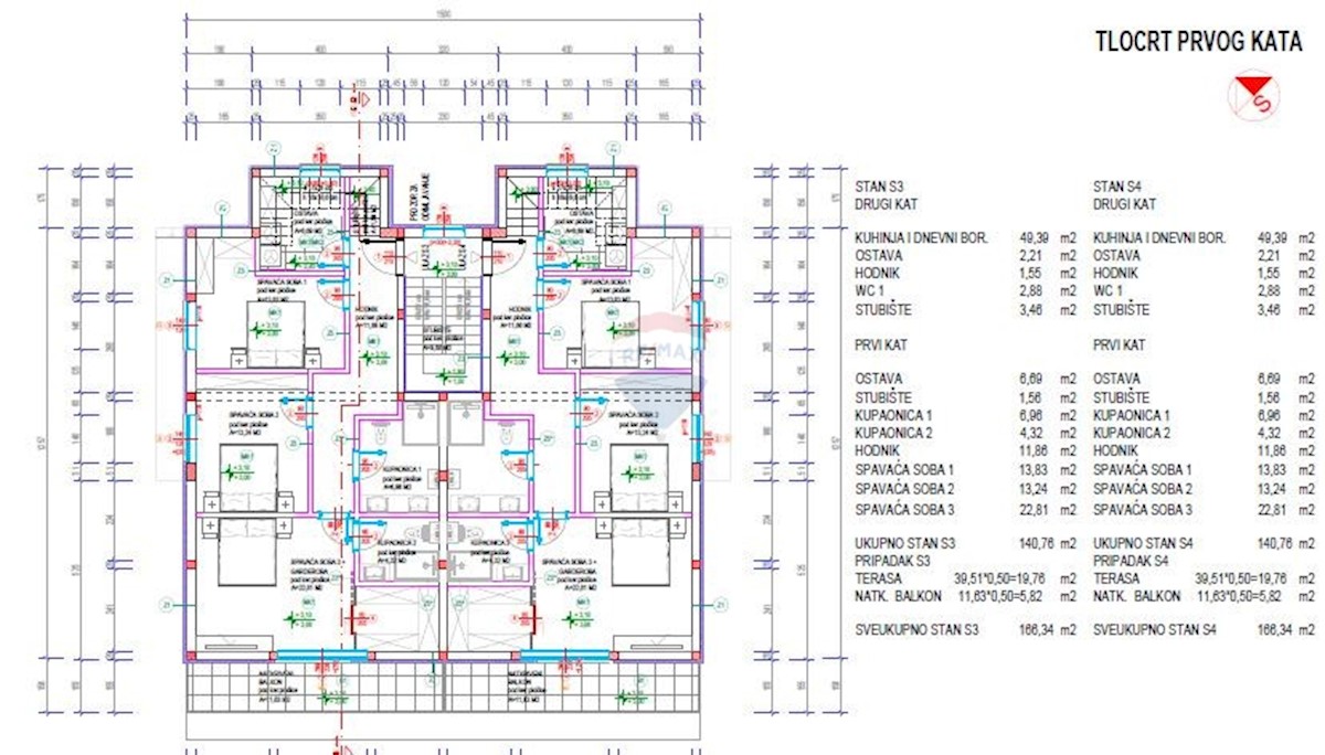 Stanovanje / Apartma Crnica, Šibenik, 192m2