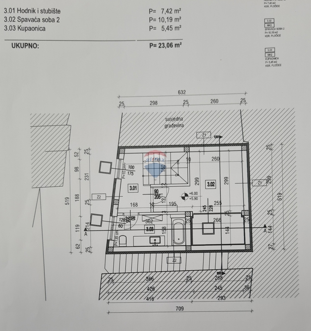 Hiša Grad, Šibenik, 72m2