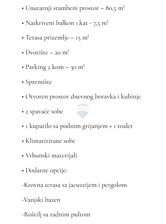 Hiša Vodice, 80m2