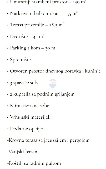 Hiša Vodice, 140m2