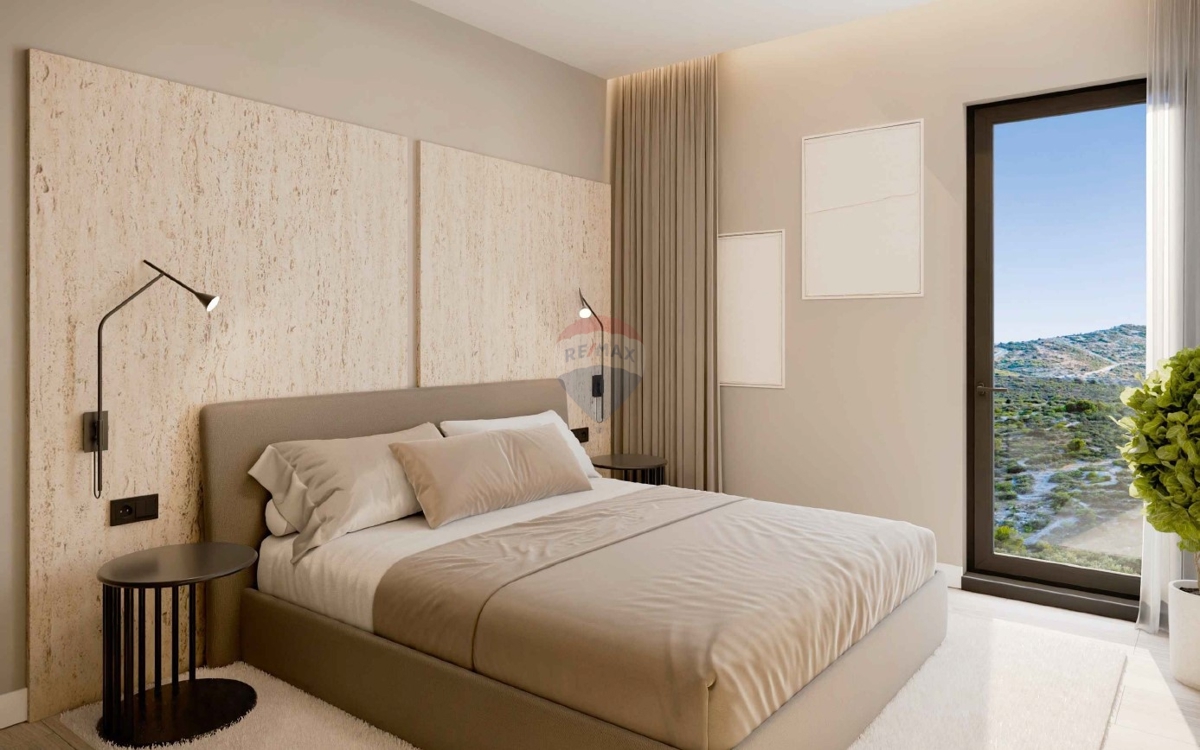 Luksuzno dvosobno stanovanje z odličnim razgledom (S3), Primošten