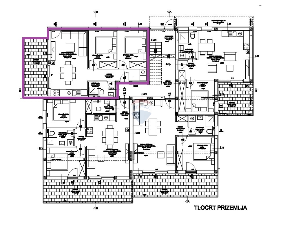 Stanovanje / Apartma Vodice, 69,52m2