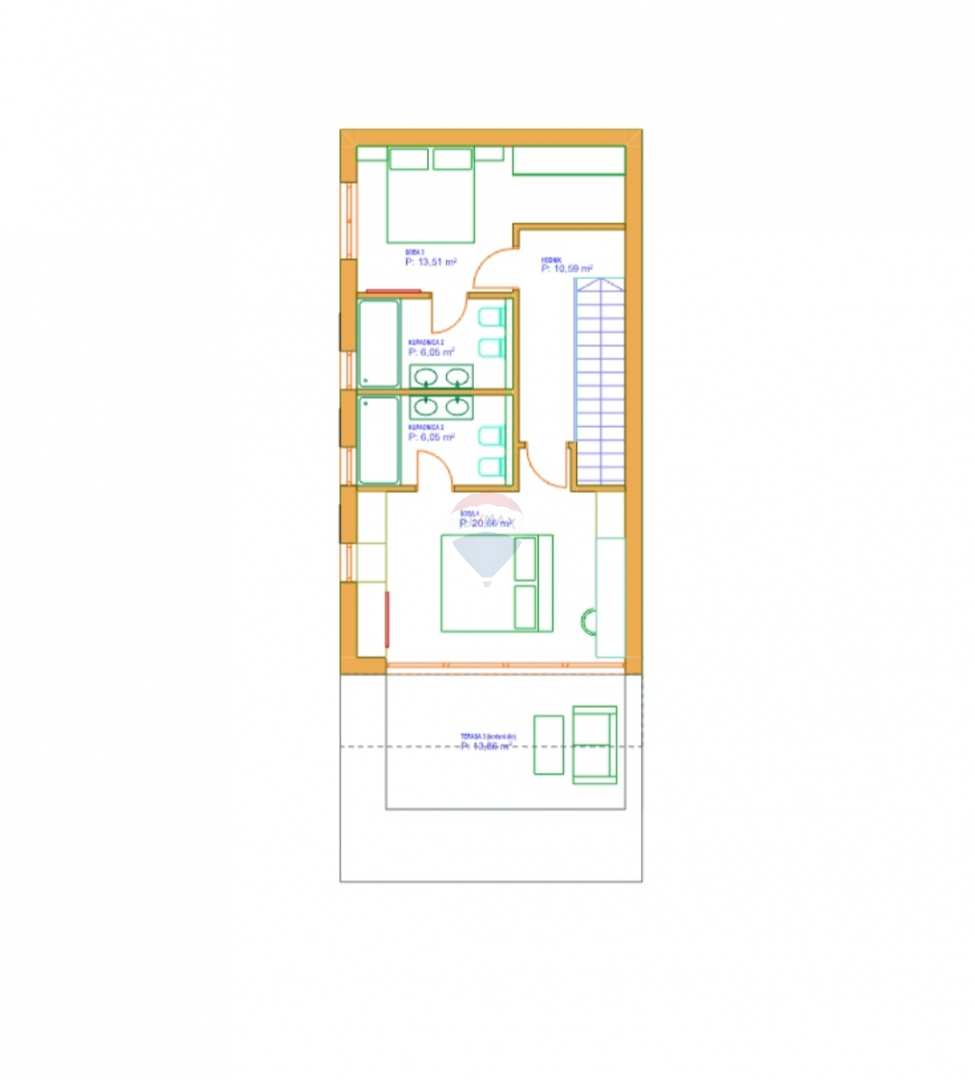 Zemljišče Ražanj, Rogoznica, 485,77m2