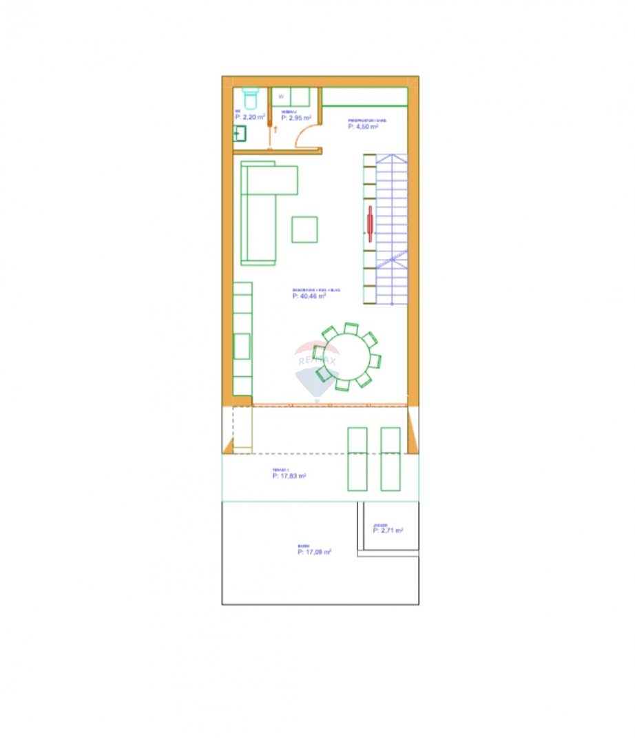 Zemljišče Ražanj, Rogoznica, 485,77m2