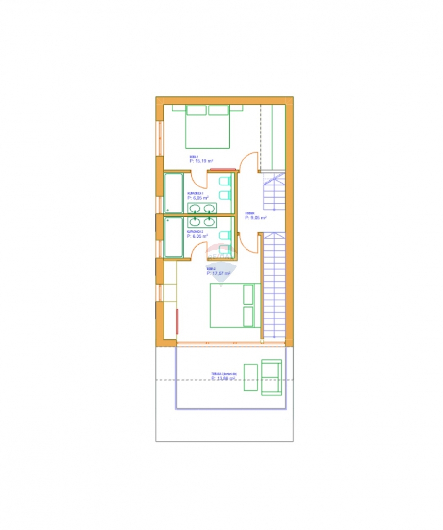 Zemljišče Ražanj, Rogoznica, 485,77m2