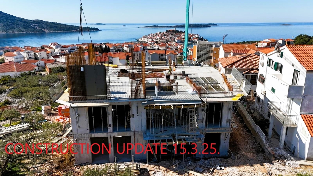 Luksuzno dvosobno stanovanje z garažo, 2. nadstropje, Primošten