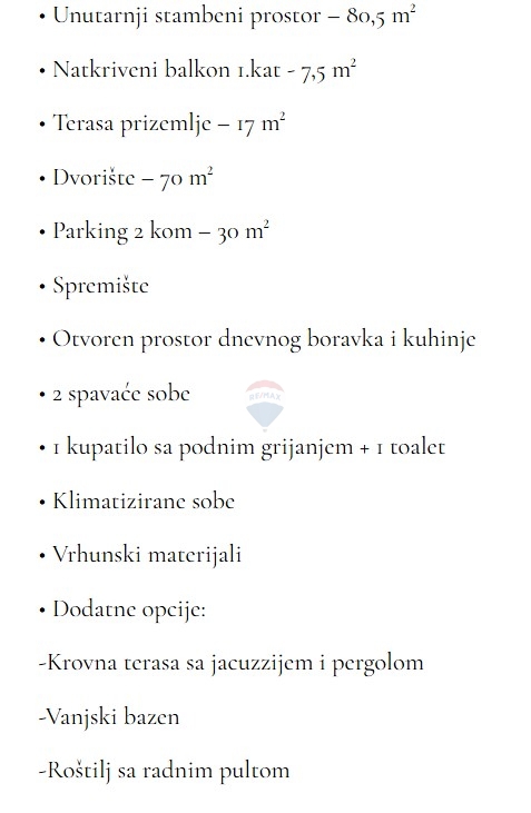 Hiša Vodice, 80m2
