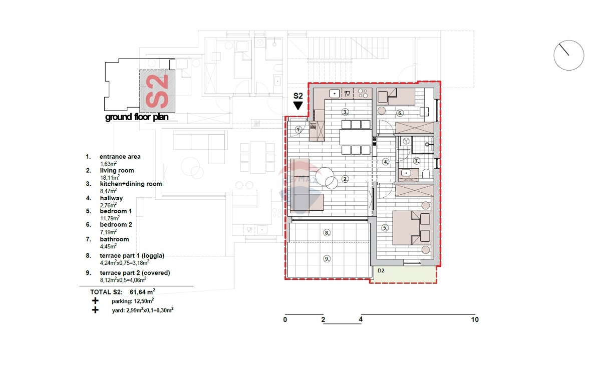 Luksuzno stanovanje s čudovitim razgledom (S2), Primošten