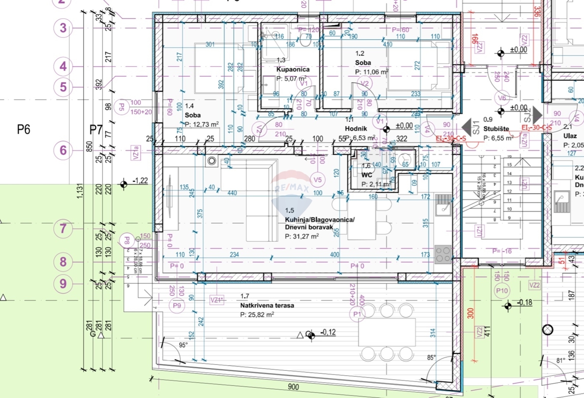 Stanovanje / Apartma Vodice, 94,59m2