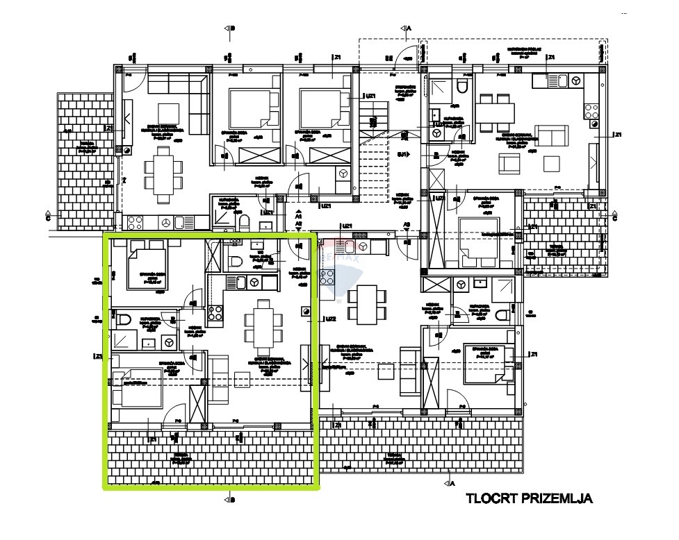 Stanovanje / Apartma Vodice, 96,76m2