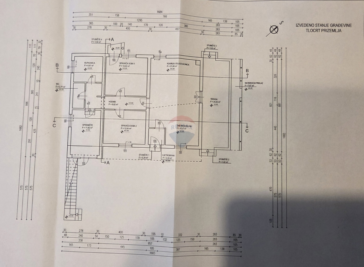 Hiša Raslina, Šibenik - Okolica, 284m2