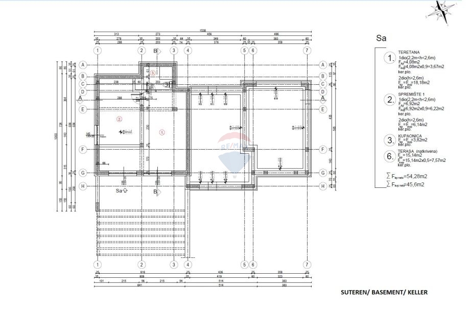 Hiša Donje Polje, Šibenik - Okolica, 264m2
