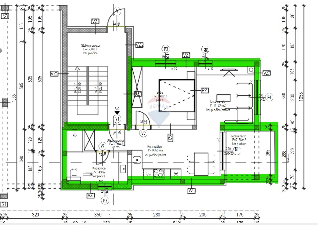 Stanovanje / Apartma Brodarica, Šibenik - Okolica, 56,84m2