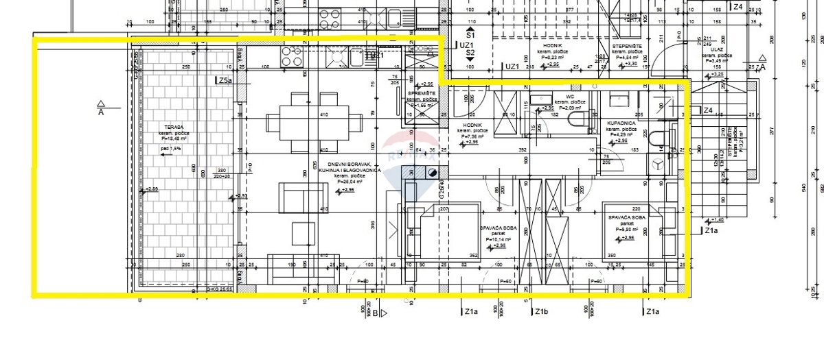 Stanovanje / Apartma Žaborić, Šibenik - Okolica, 73,73m2