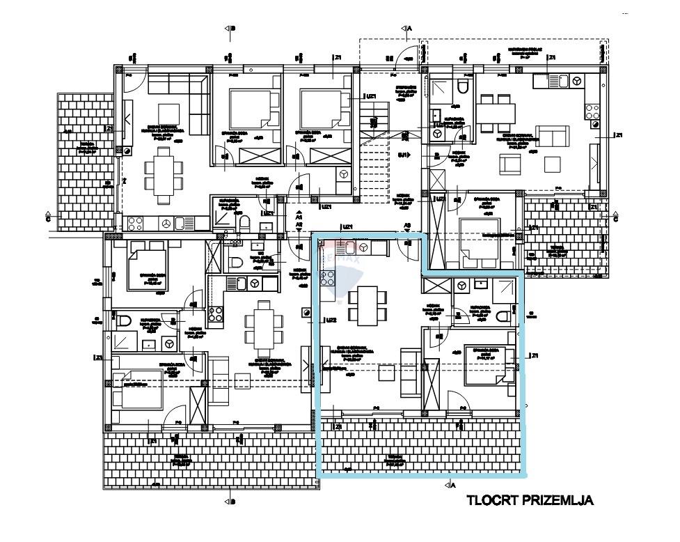 Stanovanje / Apartma Vodice, 76,16m2
