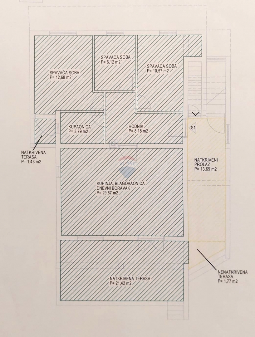 Stanovanje / Apartma Srima, Vodice, 99m2
