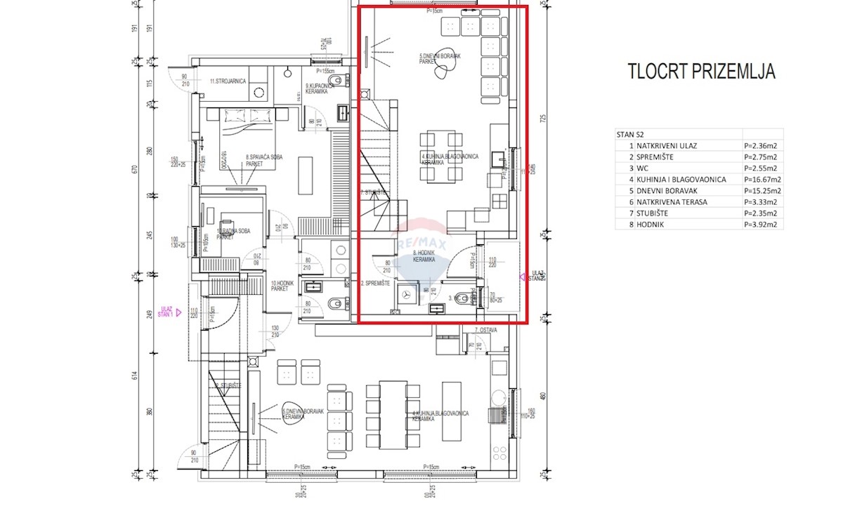 Stanovanje / Apartma Brodarica, Šibenik - Okolica, 97,91m2