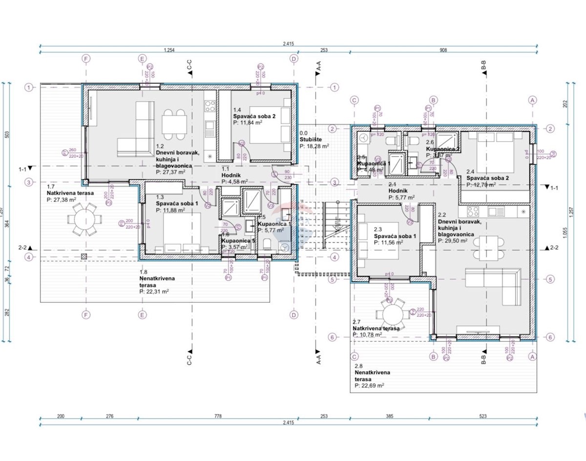 Stanovanje / Apartma Tribunj, 89,85m2