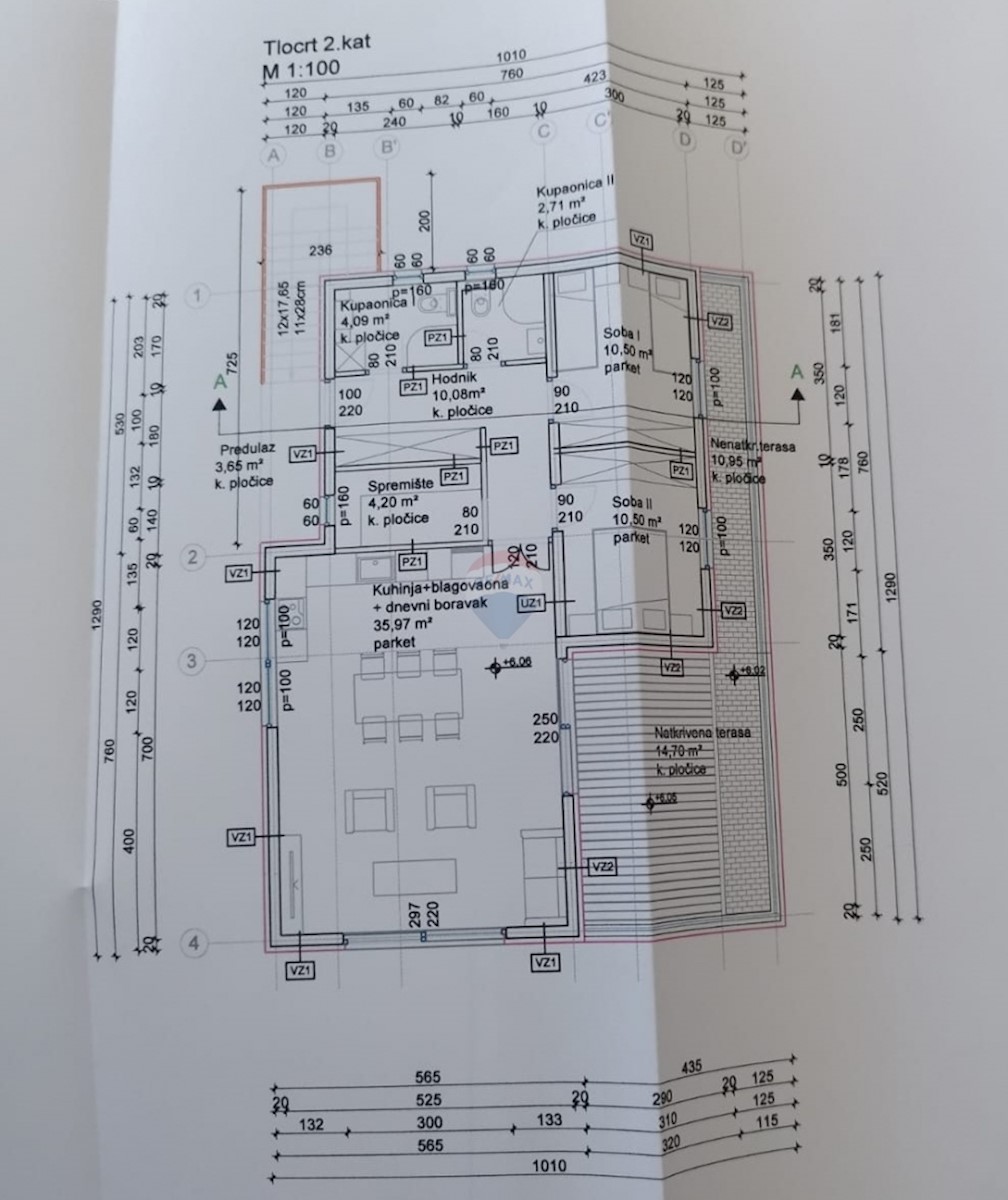 Stanovanje / Apartma Tribunj, 88,40m2