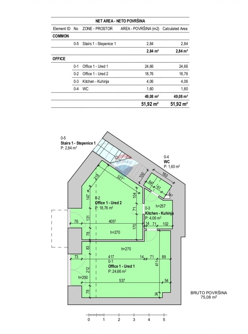 Apartmajska hiša s poslovnimi prostori v središču Šibenika – odlična naložbena priložnost!