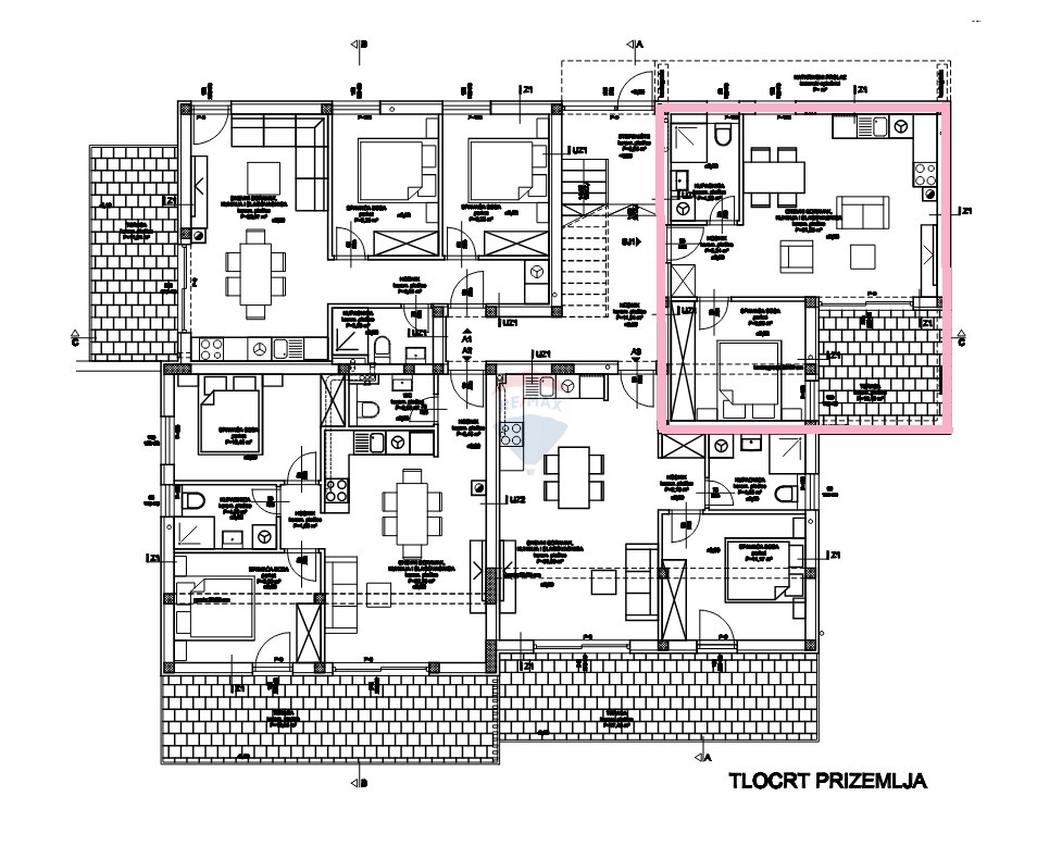 Stanovanje / Apartma Vodice, 54m2