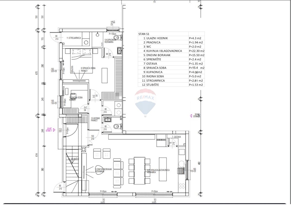 Stanovanje / Apartma Brodarica, Šibenik - Okolica, 156,24m2