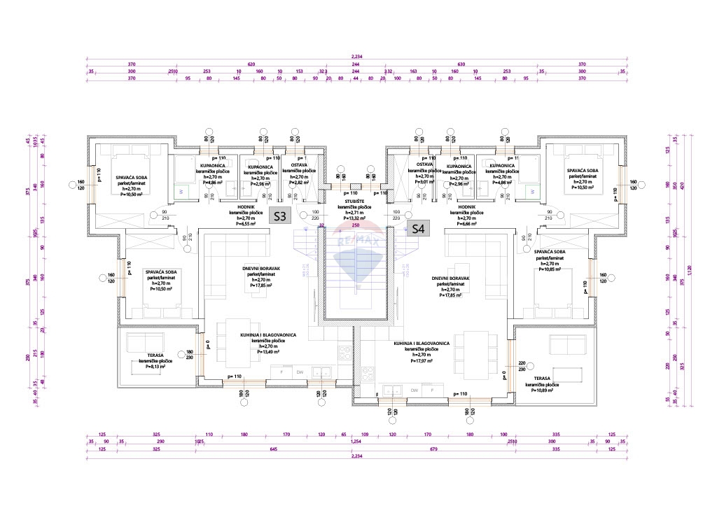 Stanovanje / Apartma Vodice, 113m2