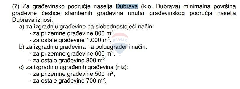 Zemljišče Dubrava Kod Šibenika, Šibenik - Okolica, 1.000m2