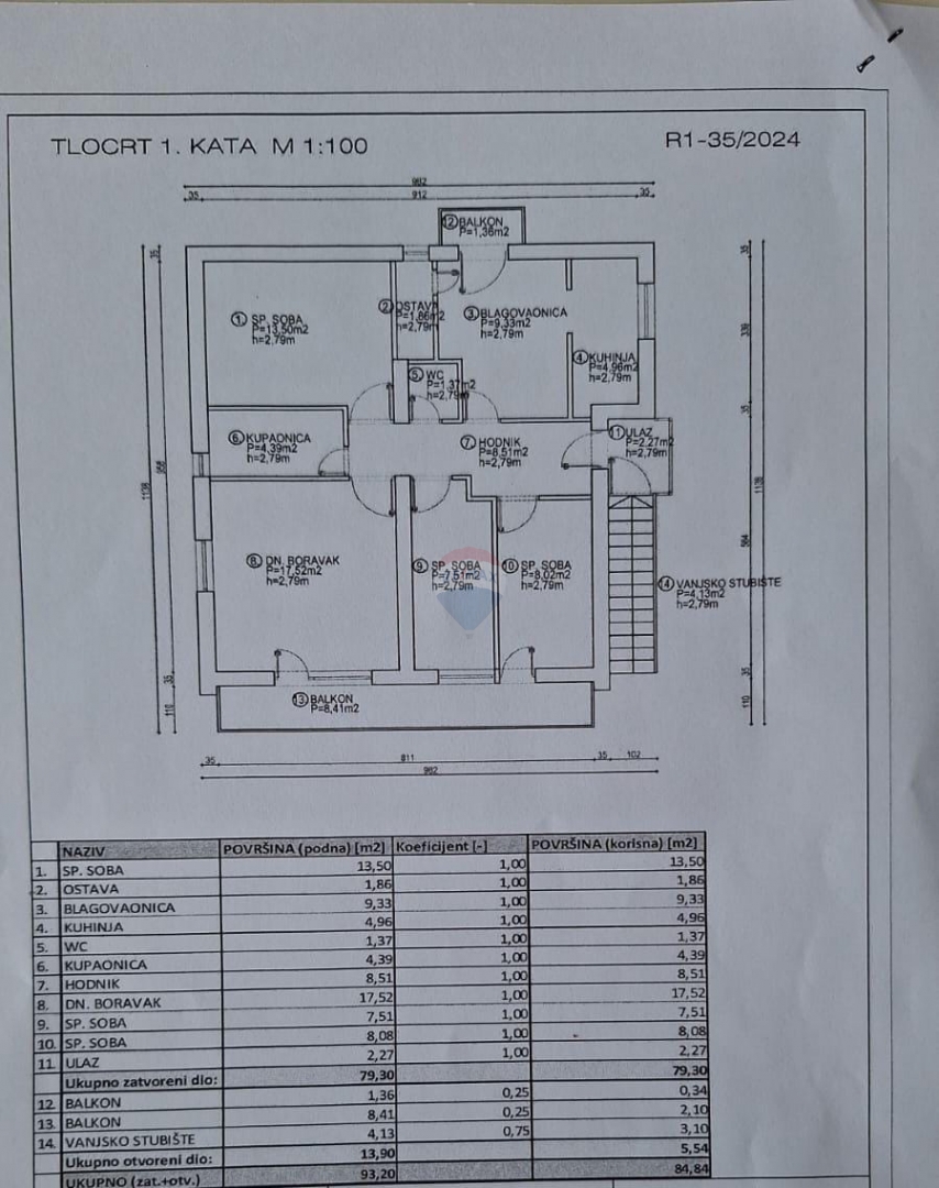 Stanovanje / Apartma Grad, Šibenik, 79,30m2