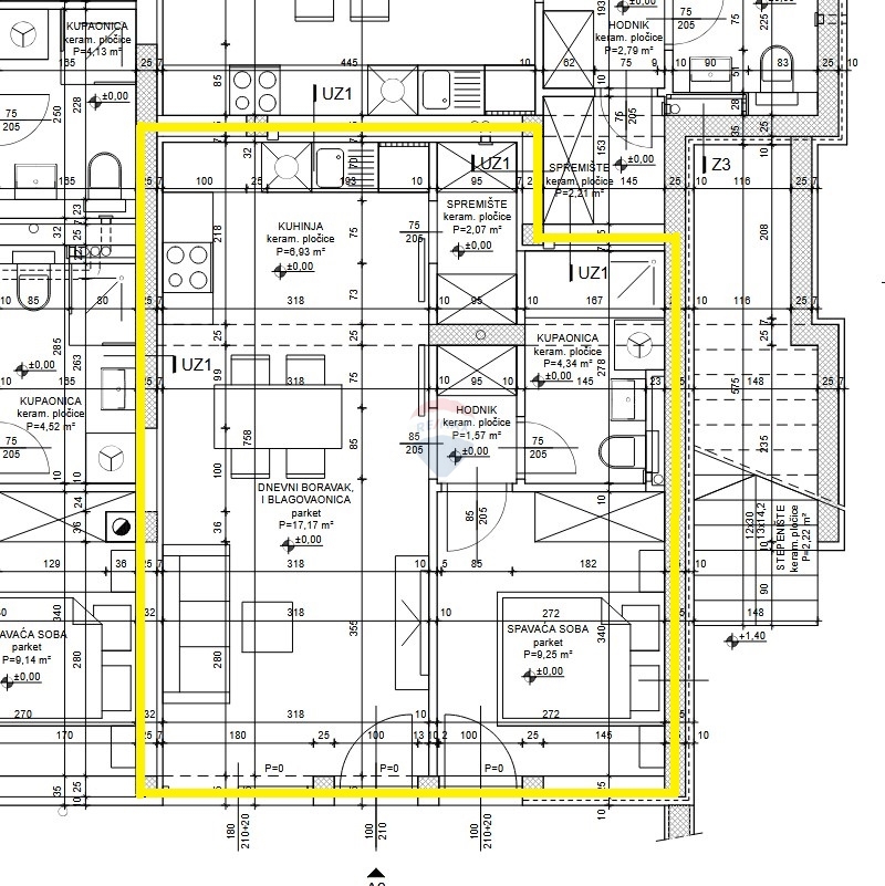 Stanovanje / Apartma Žaborić, Šibenik - Okolica, 44,06m2
