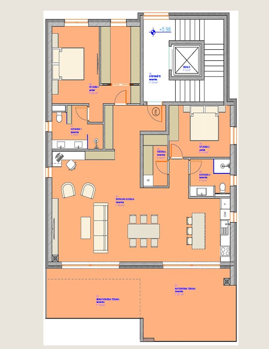 Ekskluzivni Penthouse z Razgledom na Morje – Novogradnja v Bližini Umaga
